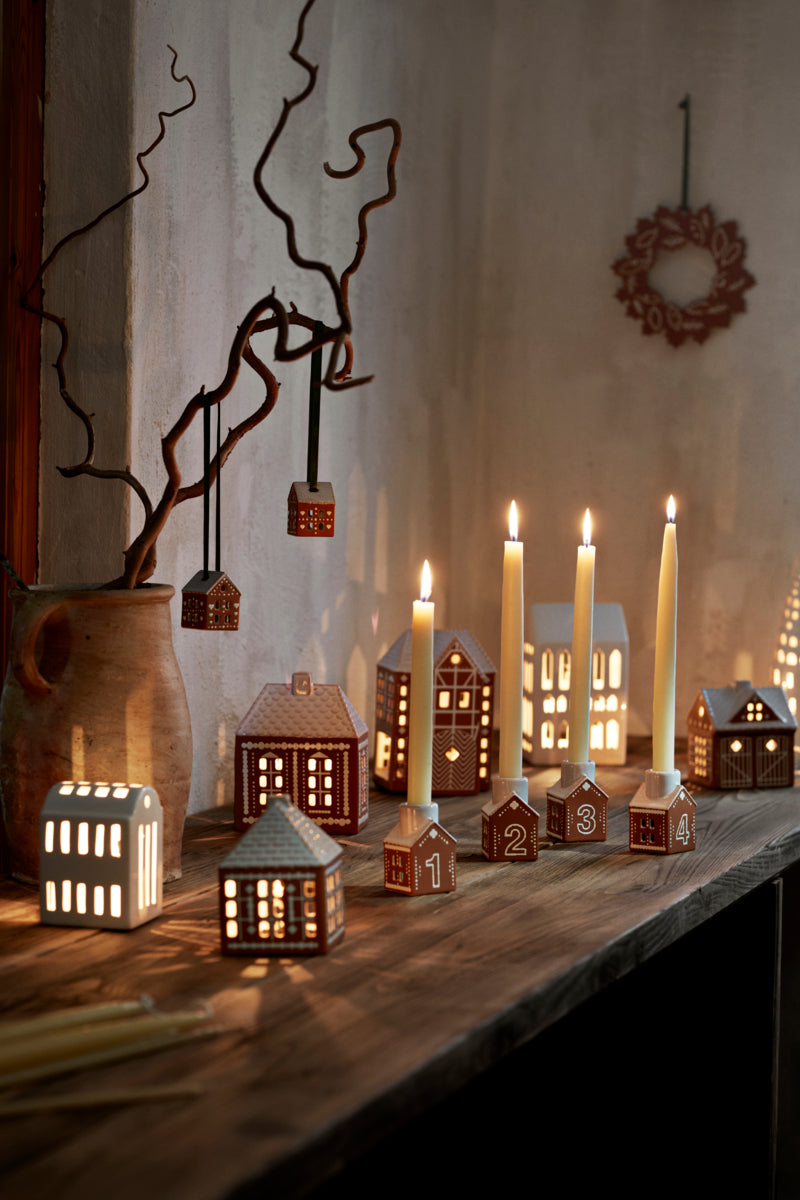 Gingerbread juleophæng, brun - 2 stk